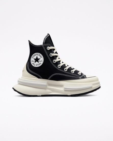 Zapatillas Altas Converse Run Star Legacy CX Hombre Negras Blancas | PE 0P8E2L